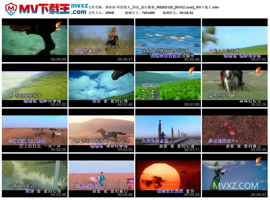 唐冰冰-草原情人_国语_流行歌曲_MB202125